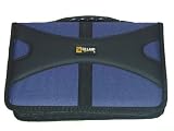 104 Disc Capacity Wings Design CD/DVD Binder #CRY-69104 - BLUE - (Holder, Carrier, Storage, Portfolio, Organizer)