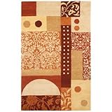 IMAGE OF Destiny DT-927 Wool Hand Tufted Red Transitional Rug Size: 5' x 8'