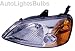 2001-2003 (2002) / 01-03 (02) Honda Civic Sedan Headlight Assembly // 03-03 / 2003 - 2003 Honda Civic Hybrid Headlight Assembly Driver Side - DOT Certified