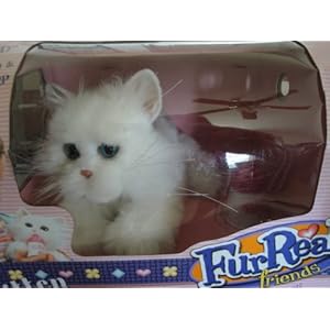 Furreal Friends White Kitten Blue Eyes & Bottle