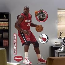 Fathead Miami Heat Shaquille O'Neal Wall Graphic