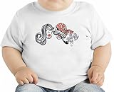 Two skulls オーガニックベビーTシャツ 12 - 18 Months