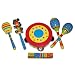 Sassafras Stripe design 6-Piece Music Set