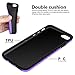 iPhone 6 Case, LoHi(TM) Apple iPhone 6 Slim Case Bumper Cover Shock-Absorption Shell Protective Anti-Scratch Slim Cover for iPhone 6 (Black + Purple)