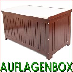 Auflagenbox mit Sitzkissen Gartenbox Gartentruhe Kissenbox Gartenm�bel Garten