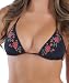 Guess - Baroque N Roll Triangle Bikini Top Black