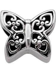 Persona Sterling Silver Butterfly Charm fits Pandora, Troll & Chamilia European Charm Bracelets