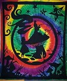 Review  3445-GL / Jumbo Tye Dye Alice in Wonderland Tapestry Wall Hanging