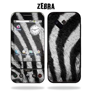 HTC G1 Google Phone Protective Vinyl Skin T-Mobile - Zebra