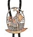 Apparel : Copper Toned 'Championship Rodeo' Cowboy Bullrider Bolo Tie