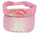 Pink Sequin Visor