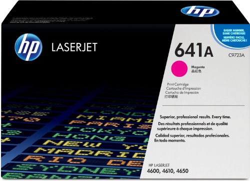 Hp Hewlett Packard colour laserjet laser toner cartridge 4600 4600dn 4600hdn 4600dtn 4600N 4650 4650dn 4650Hdn 4650Dtn 4650n C9723A magenta red