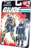 GI Joe 2008 Comic Series 4 Inch Tall Action Figure - Commando SNAKE EYES with Backpack, Submachine Gun, Katana Sword and Display Stand