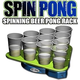 Click here to buy Spin Pong :: Rotating Beer Pong Rack #6463.