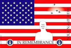 Air Force Remembrance USA Small Mailbox Flag