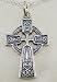 Small Sterling Silver Celtic Cross Pendant/Charm