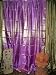 2 Violet Gold Brocade Silk Sari Curtains Drapes Panels Window Dressing 96