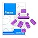 eForCity 9-Pieces Anti-dust Silicone Plug Cup Compatible with Apple? MacBook? Pro, Purple