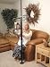 Standers Security Pole and Curve Grab Bar, Metallic Black