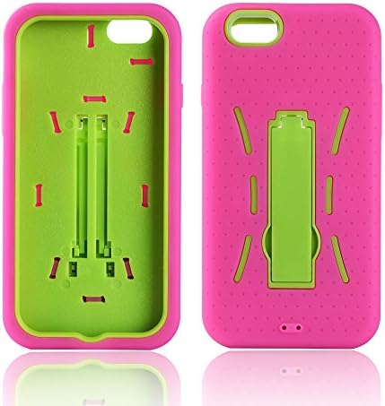 iPhone 6s Case, iPhone 6 Case, Exo Stand, 4.7", Pink &amp; Green