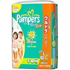パンパース やわらかコットンケアパンツ ウルトラジャンボ L 62+2枚×3(192枚)