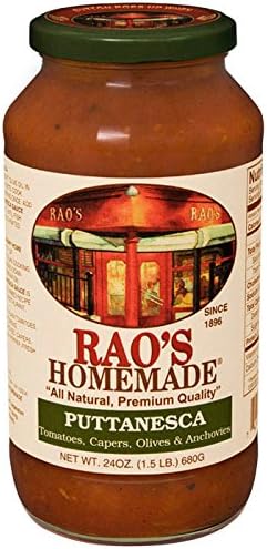 Raos Specialty Food Homemade Pittances Premium Pasta Sauce, 24 Ounce -- 12 per case.