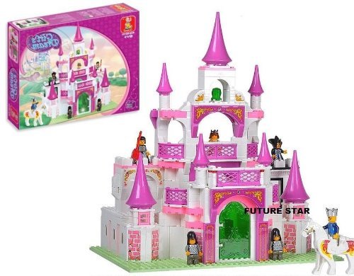 Princess Pink Castle - Build it yourself - Building Blocks - 508 pcs