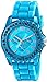 XOXO Women's XO8043 Rhinestone Accent Turquoise Silicone Strap Watch