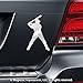 Baseball Batter Car Magnet Chrome