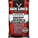 Jack Link's Beef Jerky, Peppered, 3.65-Ounce Bag (Pack of 4) $23.96