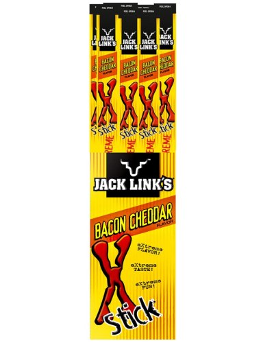 Jack Link's X-Stick, Bacon-Cheddar, 1.25-Ounce Packages (Pack of 30) by Dried Beef
