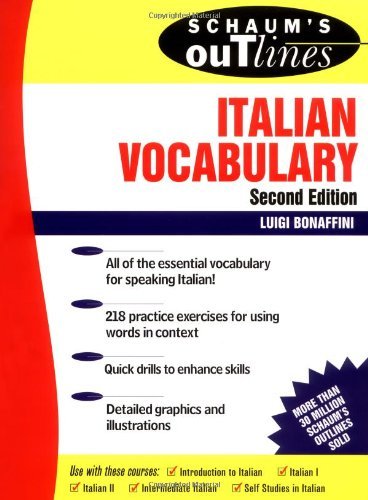Schaum's Outline of Italian Vocabulary, Second Edition