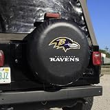 Baltimore Ravens Black Logo Tire Cover
