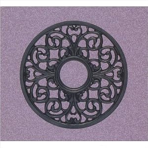16 Round Parisian Scroll Ceiling Fan Medallion in Iron by 