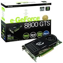 EVGA e-GeForce 8800GTS 320 MB PCIe Video Card