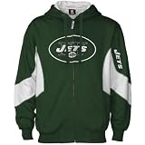 New York Jets Green Crowd Favorite Full Zip Hoody Sweatshirt