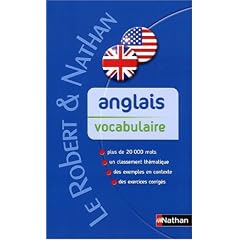 Anglais vocabulaire
