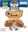 Quaker Chewy Granola Bar, Peanut Butter Chocolate Chip, 8-Count Bars (Pack of 12)