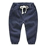 キッズ男の子 ボーイズ ボトムス 子供服 ストライプカジュアルパンツ春秋 お出かけ 遊び着・ 通学・普段着・通園 YP024b