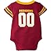 NFL Washington Redskins Dazzle Bodysuit, 3-6 Months, Burgundy