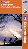 Birmingham, Walsall, Solihull and Redditch (OS Explorer Map)