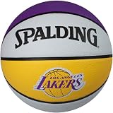Spalding Los Angeles Lakers Full Size Rubber Basketball