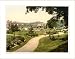 FRAMED - Borough Gardens from south Dorchester England, c. 1890s