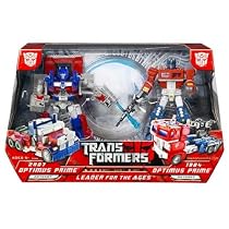 Transformers 1984 & 2007 Optimus Prime Exclusive 2-Pack Boxed Set