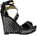 Dbdk Cree-3 Womens Ankle Strap Crossing Platform Wedge Sandals
