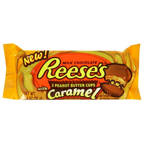 Reese's Peanut Butter Cup Filled With Caramel, 1.4-Ounce Packages (Pack of 48) by Hershey