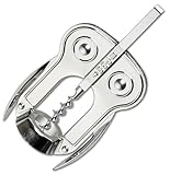 BOJ Professional Chrome-plated Double Lever Wing Corkscrew (Design)