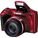 Canon Powershot SX400 IS 16.0 MP Digital Camera with 30x Optical Zoom and 720p HD Video (RED) With Case + Extra Battery & 32GB SD Card Deluxe Accessory Bundle