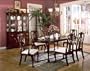 Cherry Wood Dining Room Table And 6 Chairs