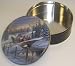 Gourmet Food : Scott's Cakes 2 1/2 lb. Christmas Ginger Snap Cookies in a Large Sleigh Ride Tin